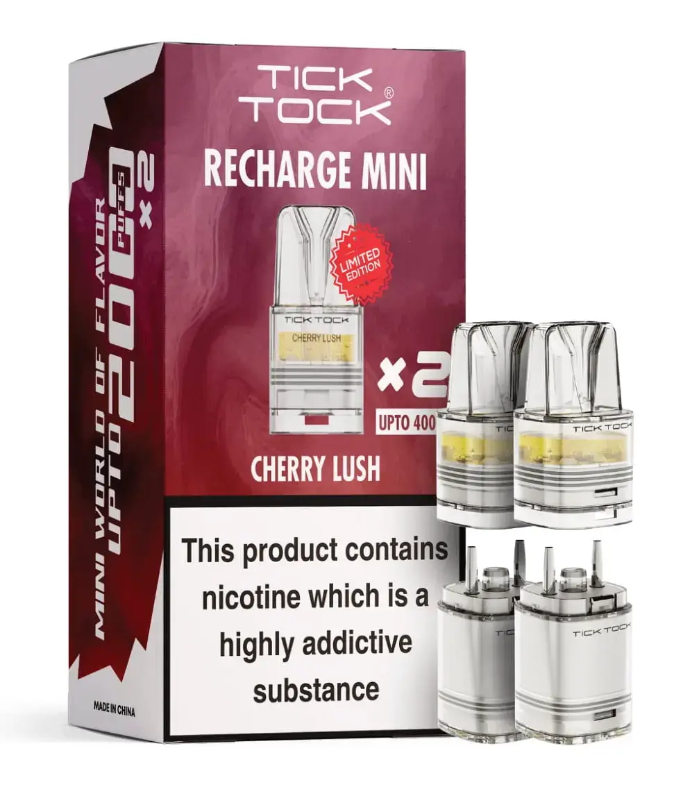 Cherry Lush Tick Tock Magic 8000 Prefilled Pods